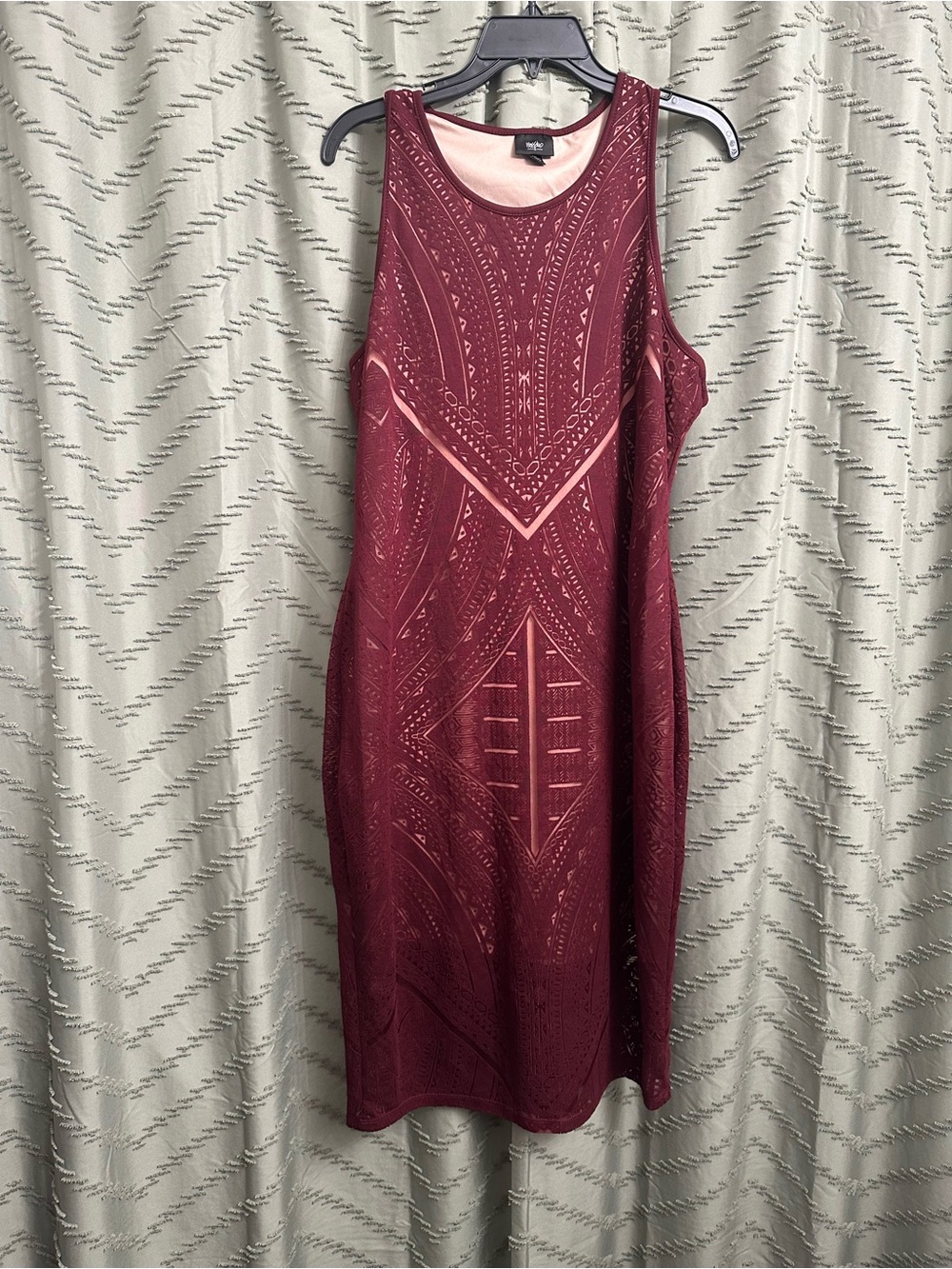Mossimo body con midi dress size XXL 
Maroon burgundy color 
Target brand 
Super